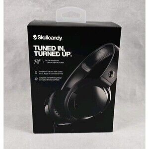 Skullcandy Headphones Tuned Turned Up In On Ear Wired Microphone Call & Track
